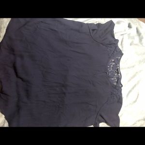 Torrid navy blue blouse
